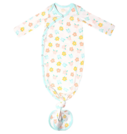 Copper Pearl Newborn Knotted Gown Daisy