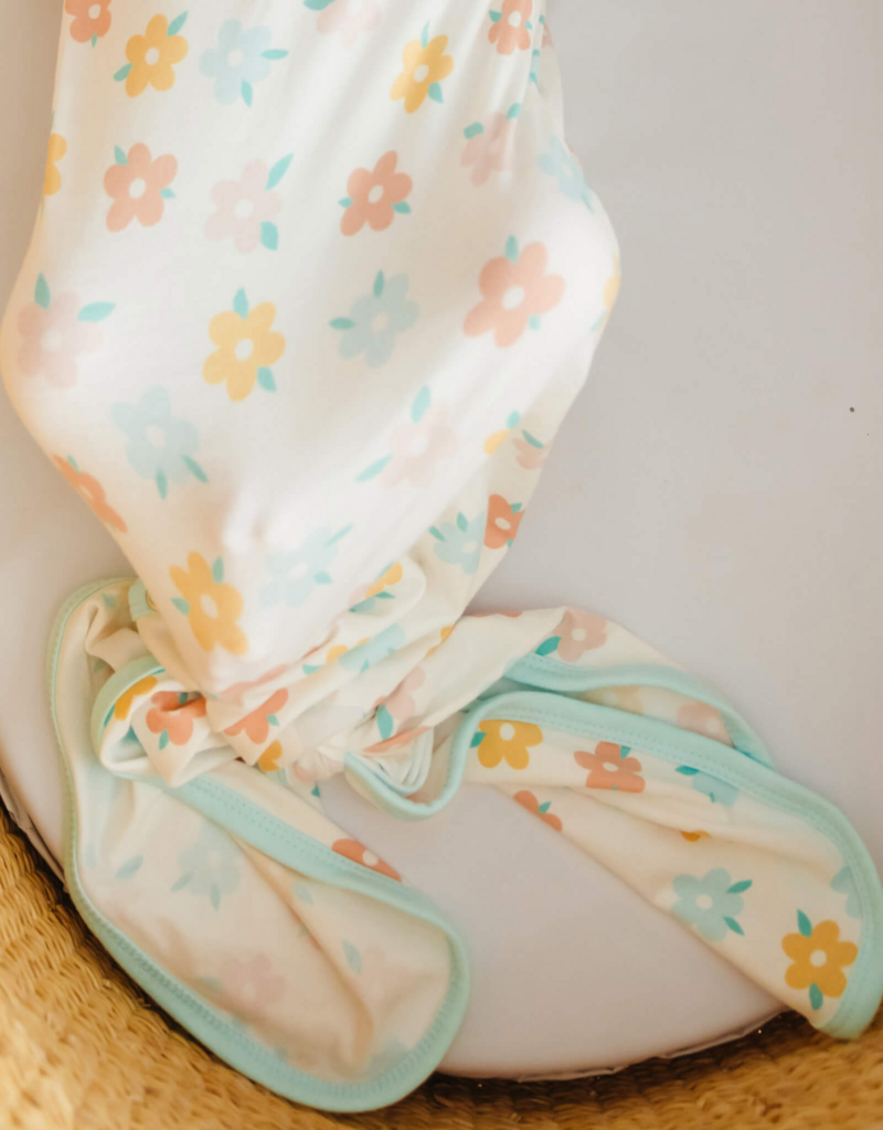 Copper Pearl Newborn Knotted Gown Daisy