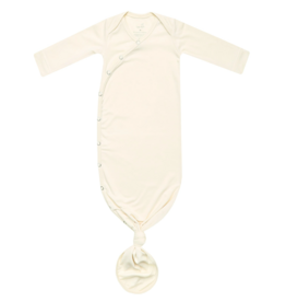 Copper Pearl Newborn Knotted Gown Cru