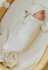 Copper Pearl Newborn Knotted Gown Cru