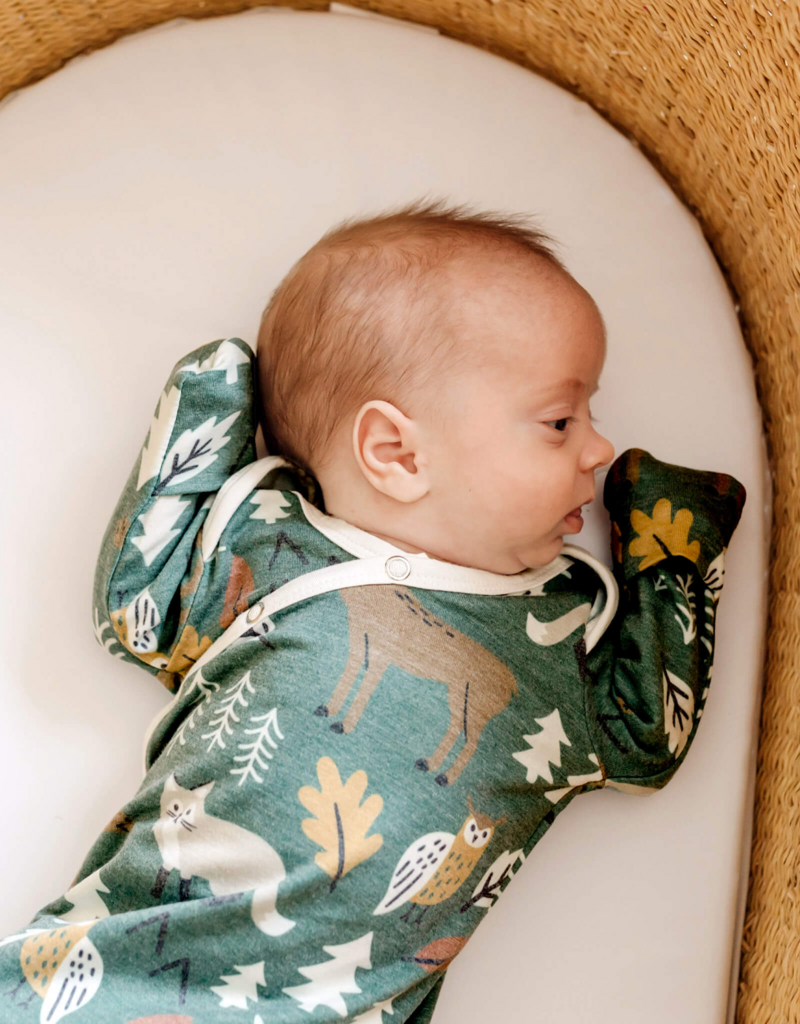 Copper Pearl Newborn Knotted Gown Atwood