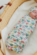 Copper Pearl Knit Blanket Dinosaurs of Jurassic Park
