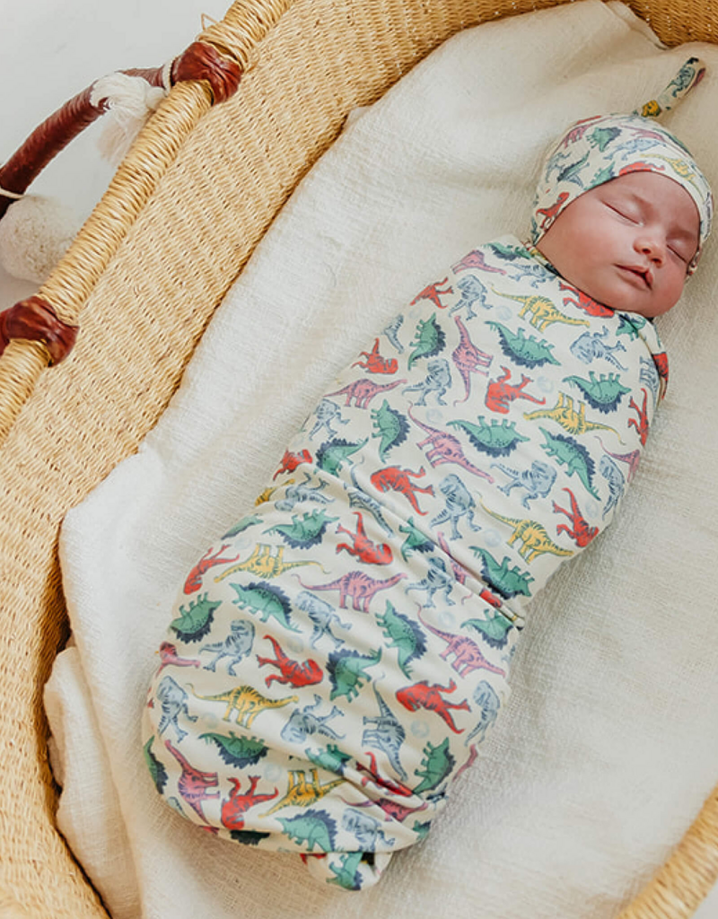 Copper Pearl Knit Blanket Dinosaurs of Jurassic Park