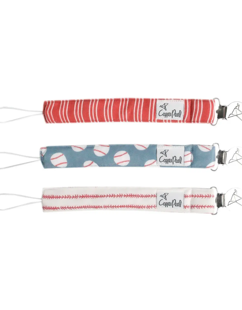 Copper Pearl Binky Clip Set Slugger