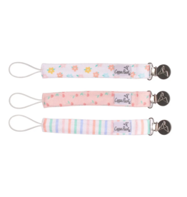Copper Pearl Binky Clip Set Cheery