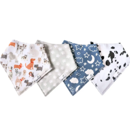 Copper Pearl Baby Bandana Bib Set Rufus