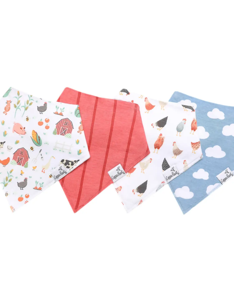 Copper Pearl Baby Bandana Bib Set Farmstead