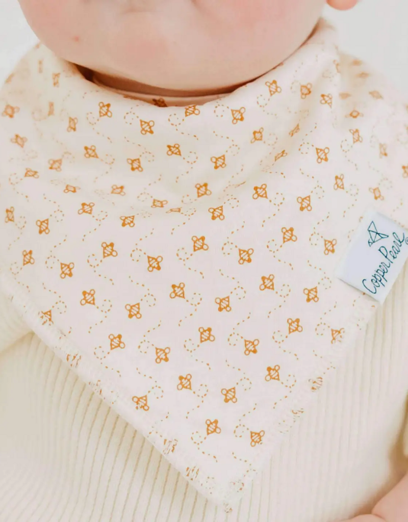 Copper Pearl Baby Bandana Bib Set Eden