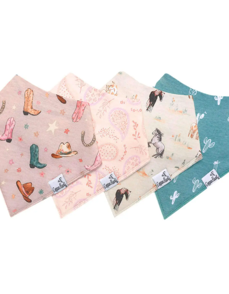 Copper Pearl Baby Bandana Bib Set Cheyenne