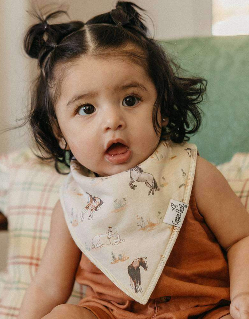 Copper Pearl Baby Bandana Bib Set Cheyenne