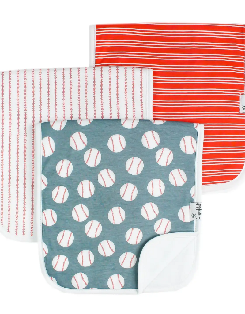 Copper Pearl Burp Cloth Set Slugger