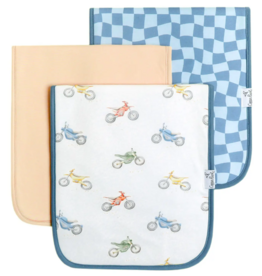Copper Pearl Burp Cloth Set Ryder