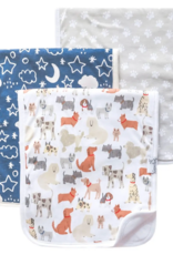 Copper Pearl Burp Cloth Set Rufus