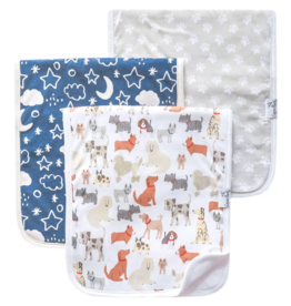 Copper Pearl Burp Cloth Set Rufus