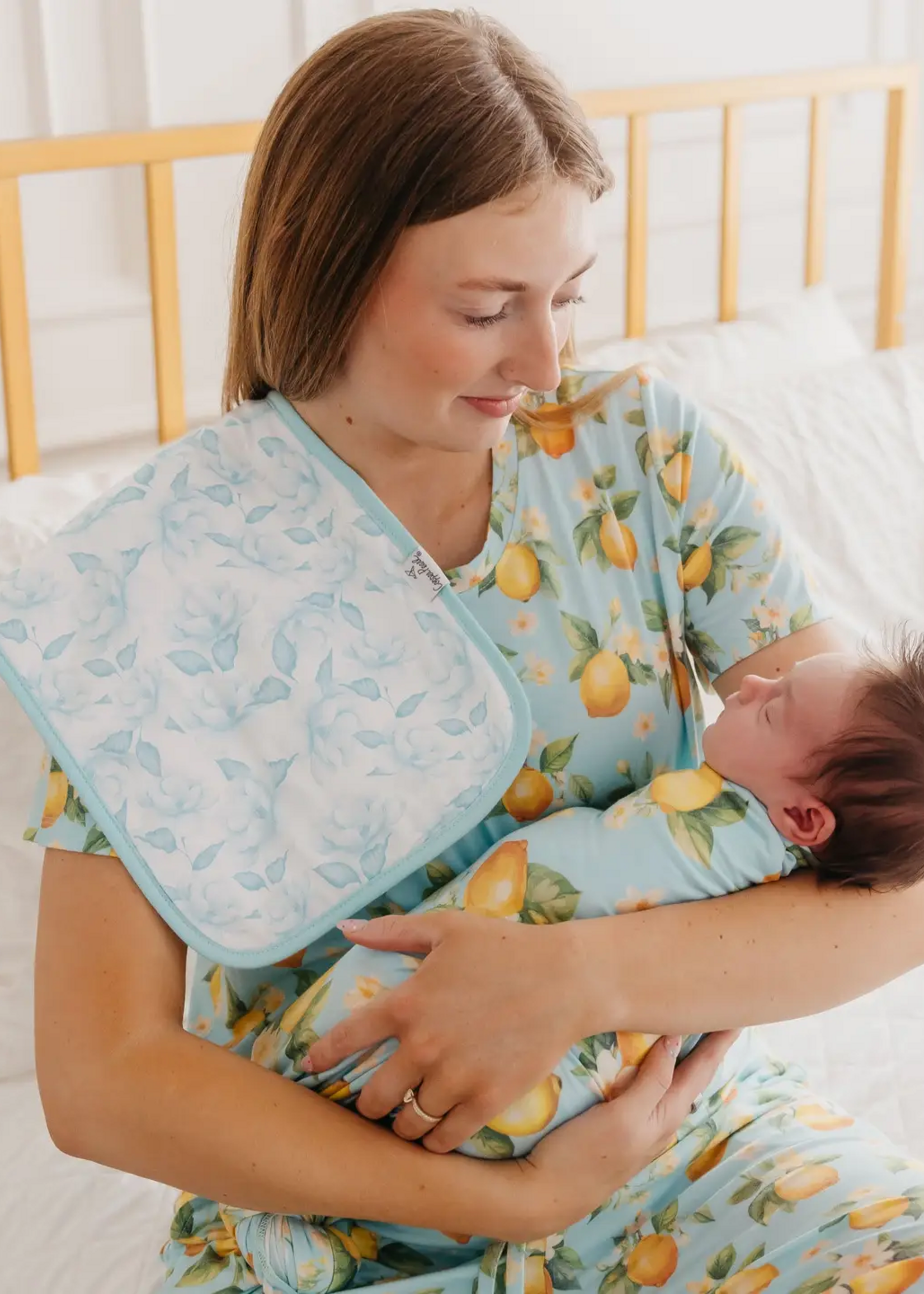 Copper Pearl Burp Cloth Set Melody