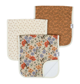 Copper Pearl Burp Cloth Set Eden