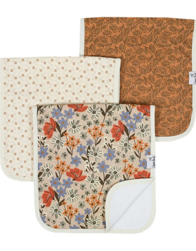 Copper Pearl Burp Cloth Eden Set
