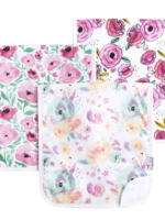 Copper Pearl Burp Cloth Set Bloom