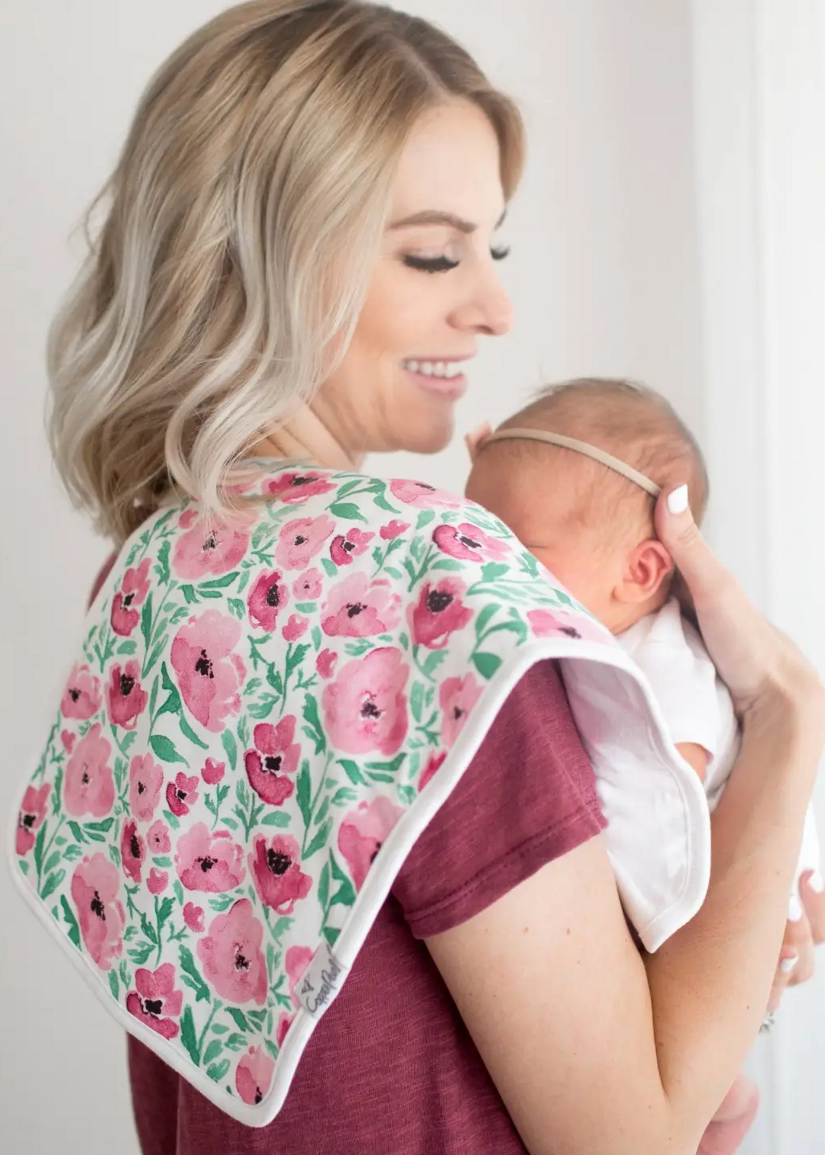 Copper Pearl Burp Cloth Set Bloom