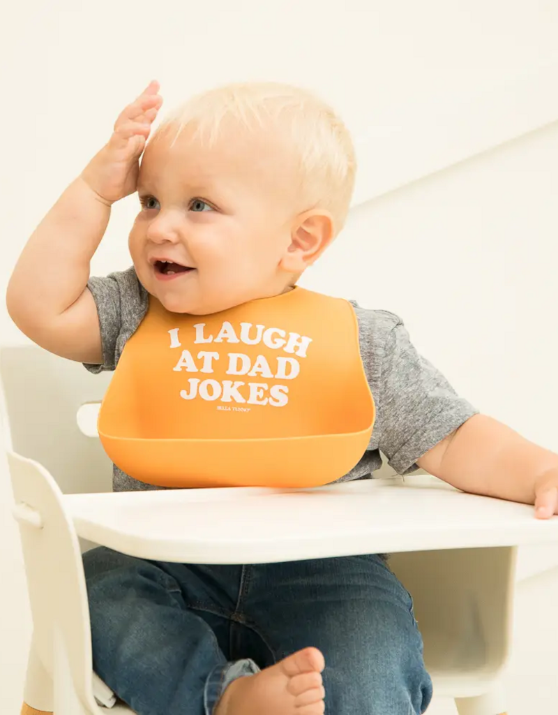 Bella Tunno Wonder Bib I Laugh at Dad Jokes