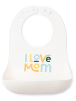 Bella Tunno Wonder Bib I Love Mom