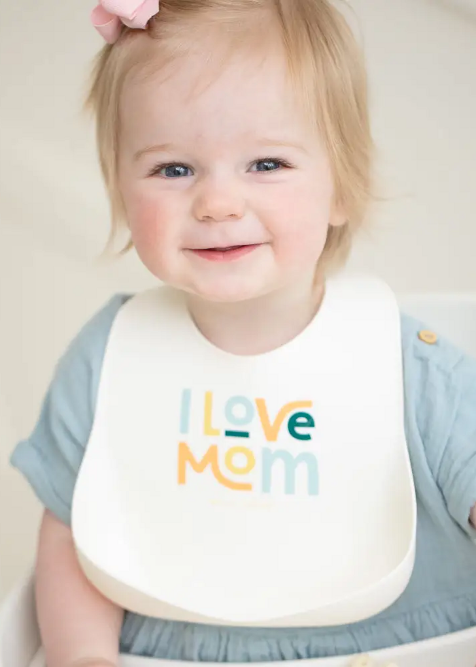Bella Tunno Wonder Bib I Love Mom