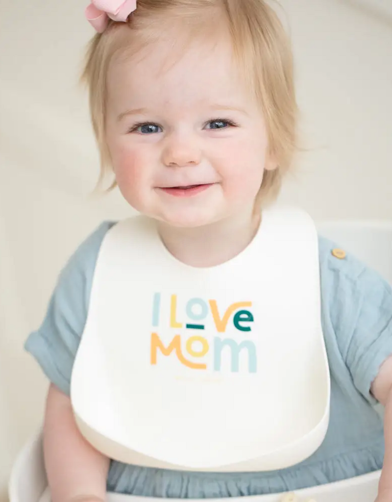Bella Tunno Wonder Bib I Love Mom