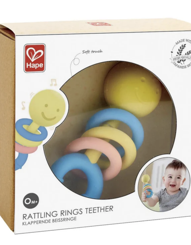 Hape Rattling Rings Teether