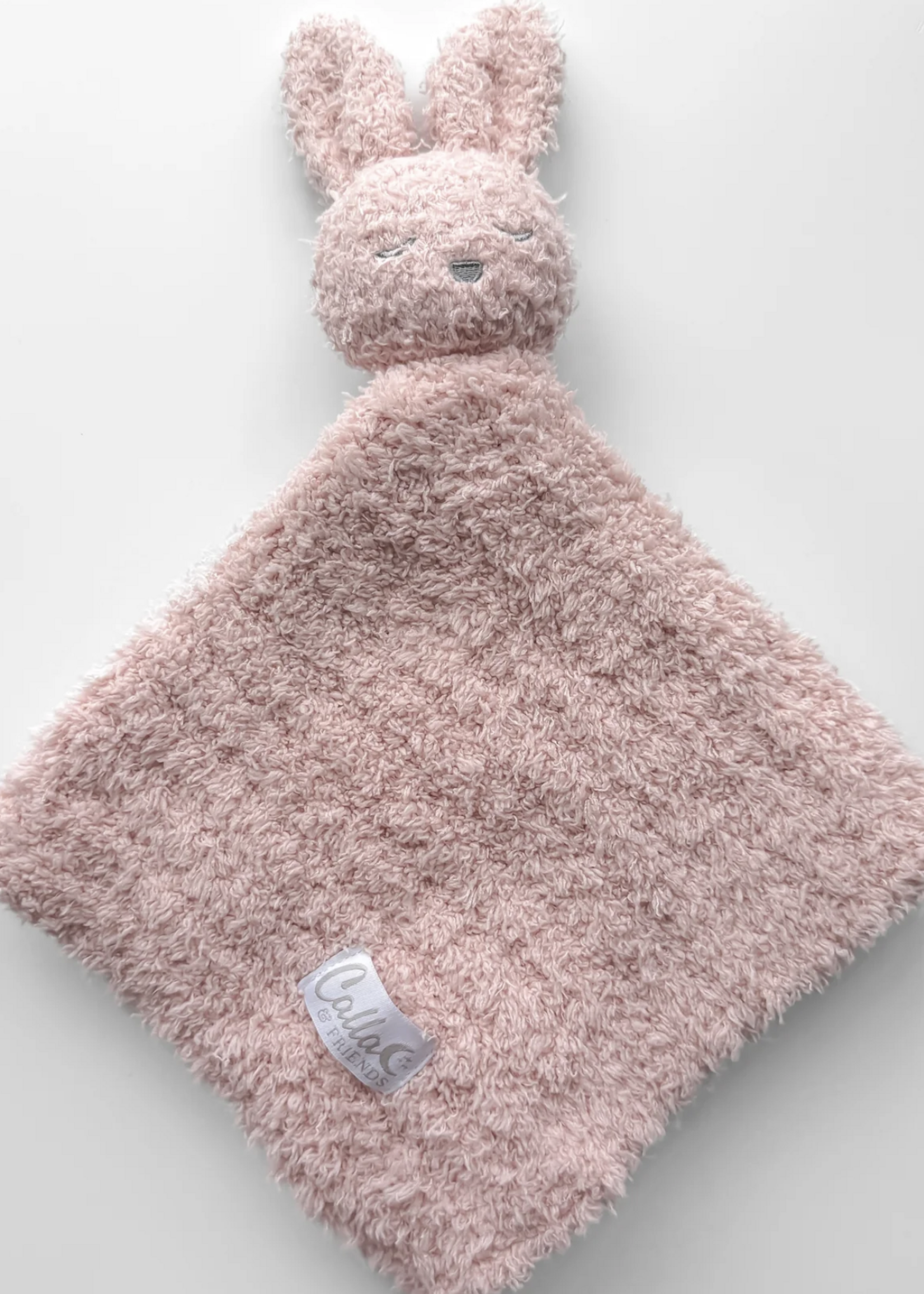 Calla & Friends Little Snuggles Rattle Bunny Petal Pink