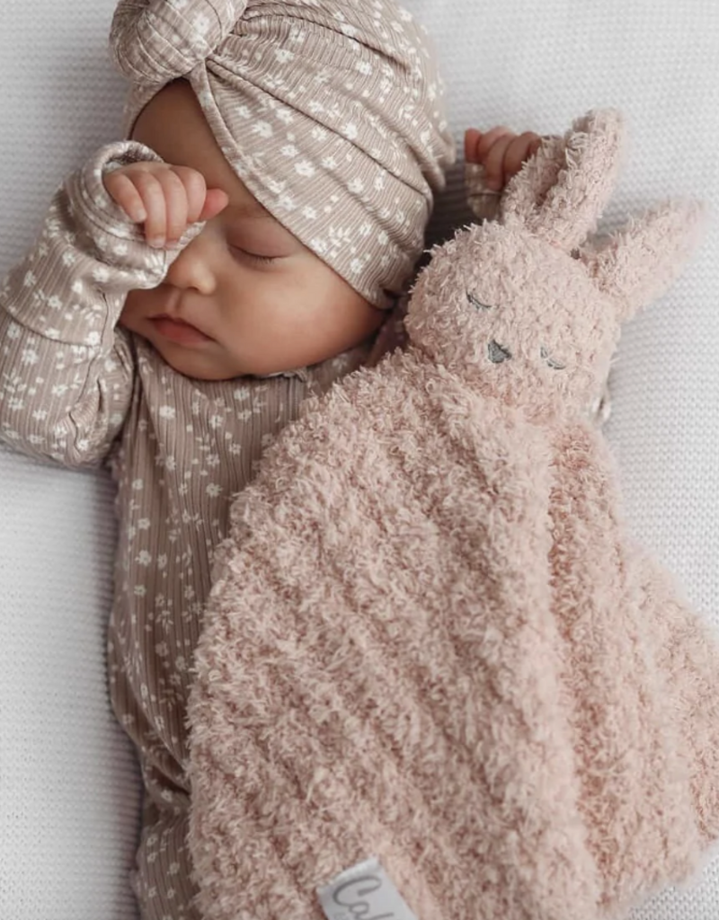 Calla & Friends Little Snuggles Rattle Bunny Petal Pink