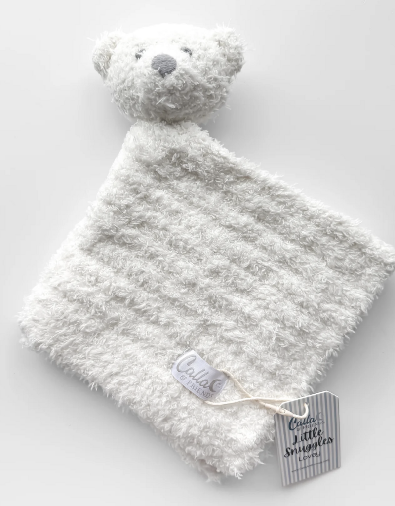 Calla & Friends Little Snuggles Rattle Bear Milk