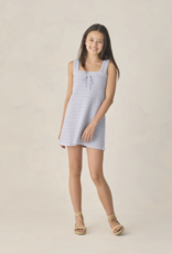 Rylee + Cru LLC TEEN CROCHET TANK MINI DRESS PERIWINKLE