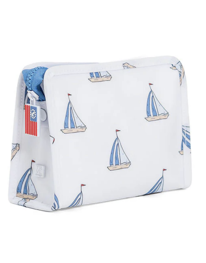 TRVL Design ROADIE MEDIUM Zip Pouch - SAIL AWAY