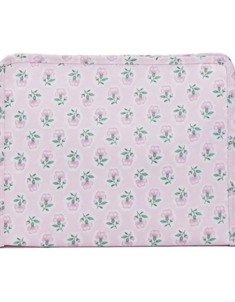 TRVL Design ROADIE MEDIUM Zip Pouch - PETITE FLEUR PINK