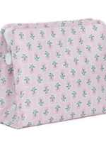 TRVL Design ROADIE MEDIUM Zip Pouch - PETITE FLEUR PINK