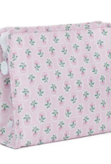 TRVL Design ROADIE MEDIUM Zip Pouch - PETITE FLEUR PINK
