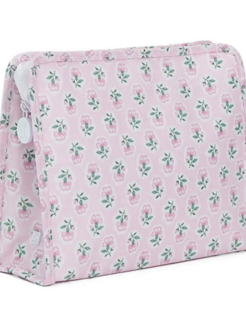 TRVL Design ROADIE MEDIUM Zip Pouch - PETITE FLEUR PINK
