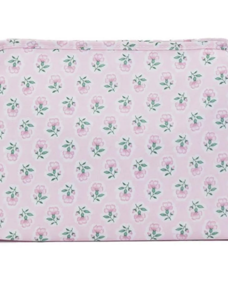 TRVL Design ROADIE LARGE Zip Pouch - PETITE FLEUR PINK