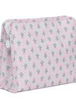 TRVL Design ROADIE LARGE Zip Pouch - PETITE FLEUR PINK
