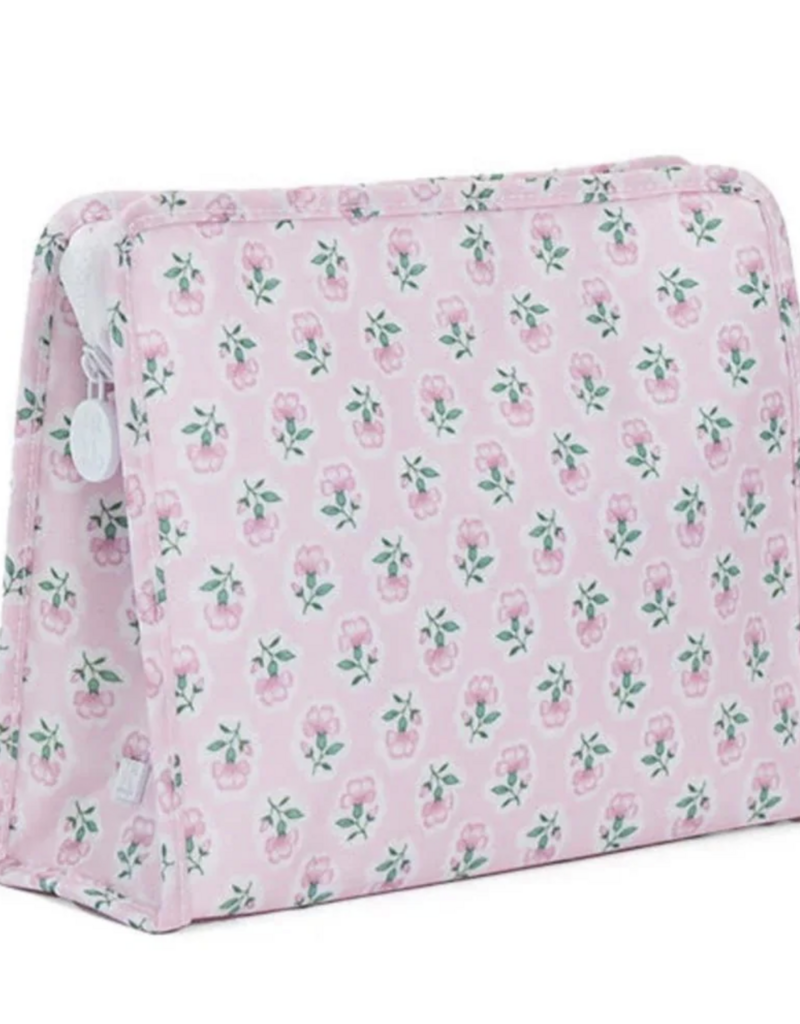 TRVL Design ROADIE LARGE Zip Pouch - PETITE FLEUR PINK
