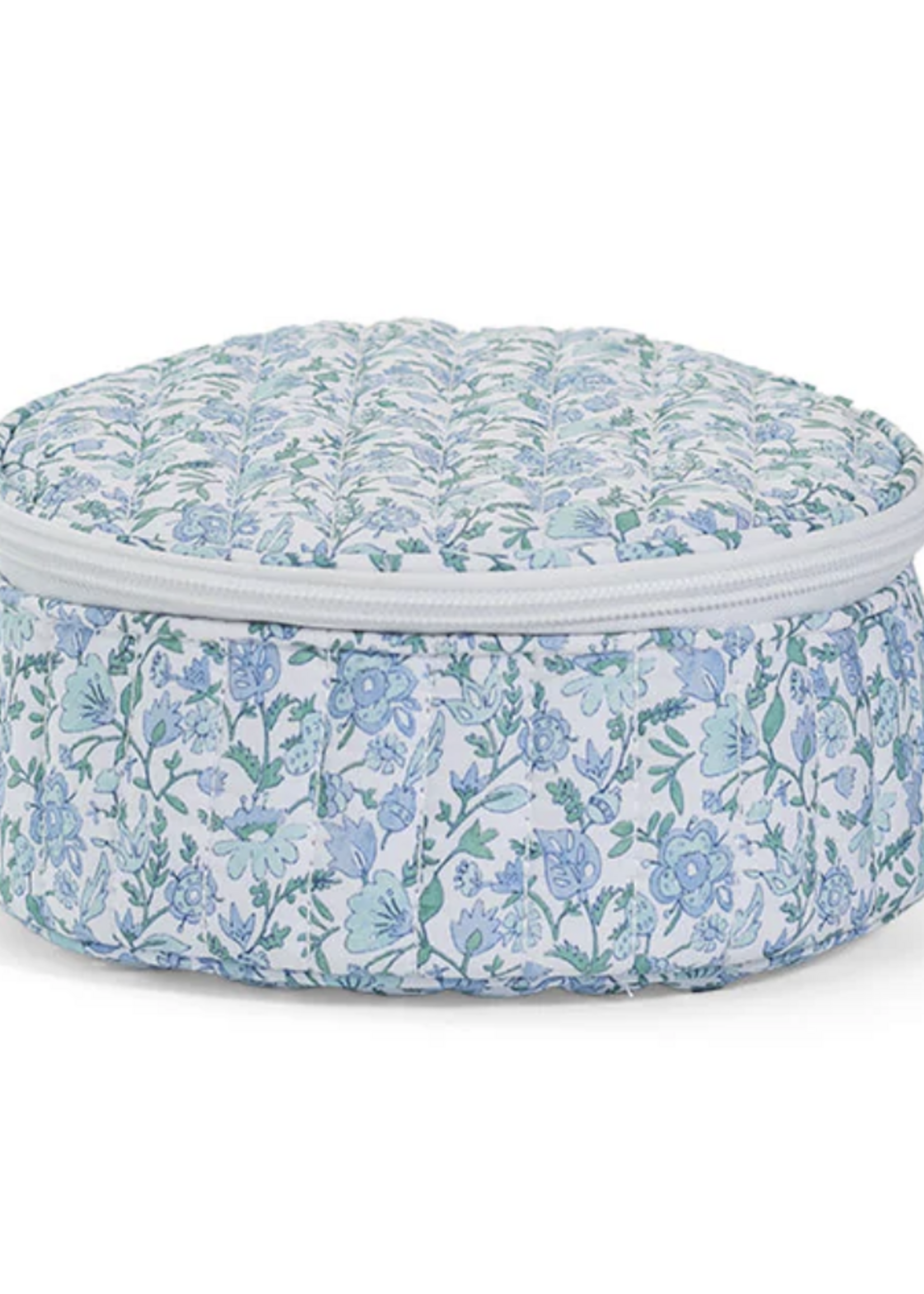 TRVL Design QUILTED JEWEL ROUND - HAMPTONS FLORAL