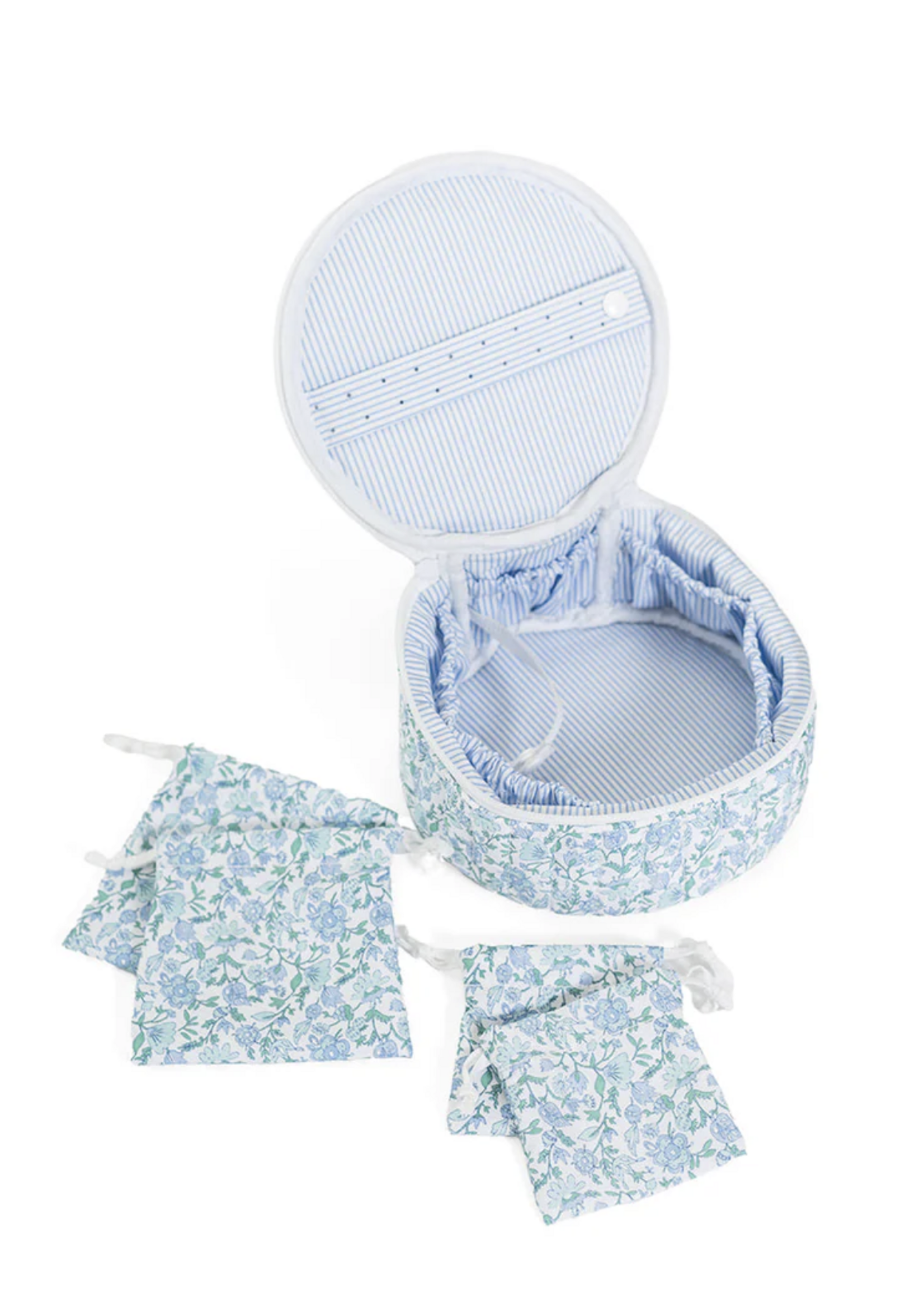 TRVL Design QUILTED JEWEL ROUND - HAMPTONS FLORAL