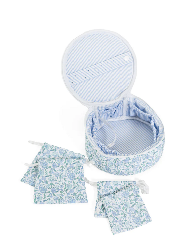 TRVL Design QUILTED JEWEL ROUND - HAMPTONS FLORAL