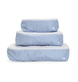 TRVL Design PACKING SQUAD Packing Cubes PIMLICO STRIPE CHAMBRAY