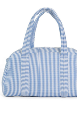 TRVL Design QUILTED GRANDE DUFFEL - PIMLICO STRIPE CHAMBRAY