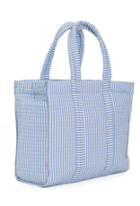 TRVL Design QUILTED GO GO TOTE - PIMLICO STRIPE CHAMBRAY