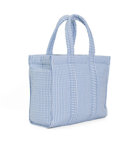 TRVL Design QUILTED GO GO TOTE - PIMLICO STRIPE CHAMBRAY