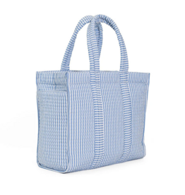 TRVL Design QUILTED MINI GO GO TOTE - PIMLICO STRIPE CHAMBRAY