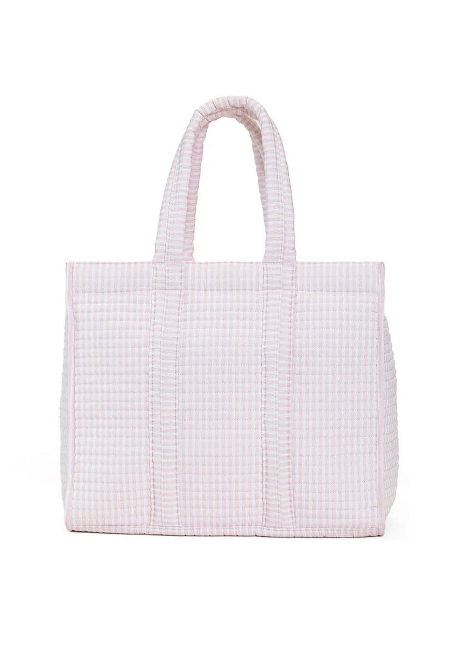 TRVL Design QUILTED MINI GO GO TOTE - PIMLICO STRIPE PINK