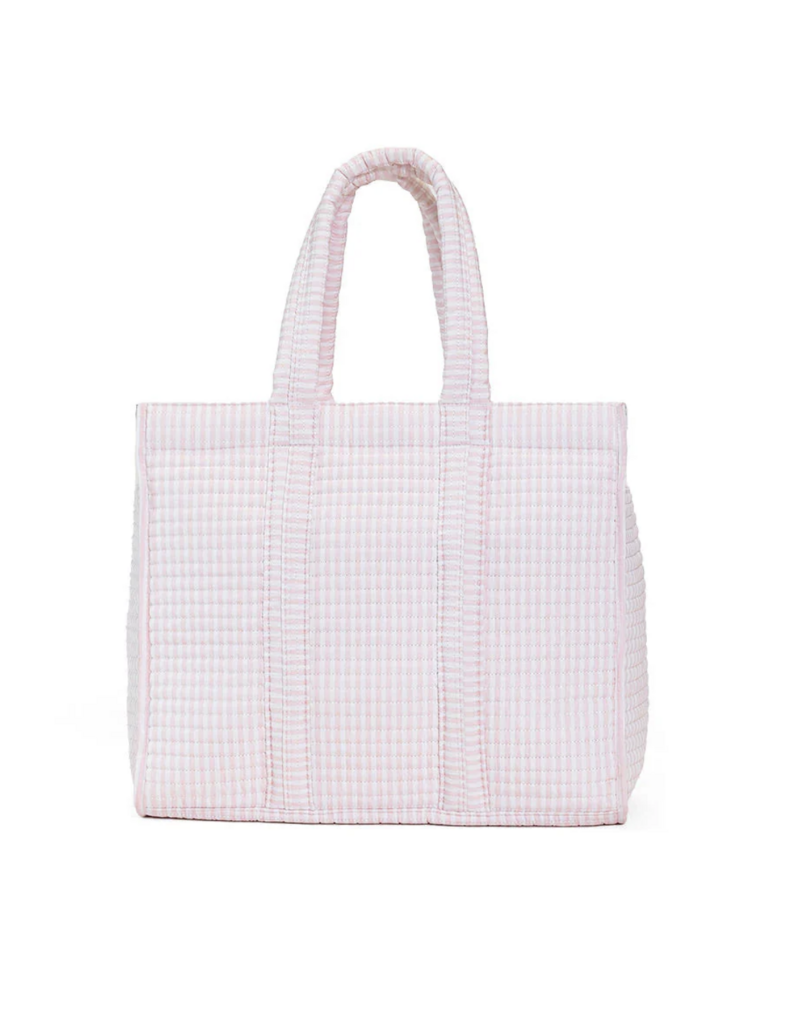 TRVL Design QUILTED MINI GO GO TOTE - PIMLICO STRIPE PINK